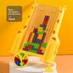 Giraffe Tetris Puzzle Brain Teasers Toy Colorful 3D Plastic Blocks Game with VerticalEducational Toys Gift for Kids