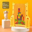 Giraffe Tetris Puzzle Brain Teasers Toy Colorful 3D Plastic Blocks Game with VerticalEducational Toys Gift for Kids