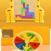 Giraffe Tetris Puzzle Brain Teasers Toy Colorful 3D Plastic Blocks Game with VerticalEducational Toys Gift for Kids