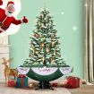 Snowing Christmas Tree Green Artificial Xmas Topper LED String Fairy Lights Decoration Ball Musical Snow Ornament Umbrella Stand 140cm