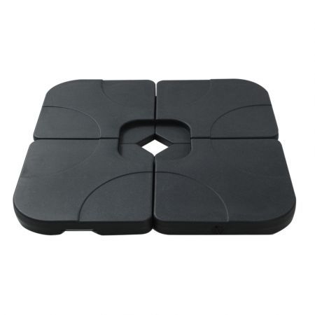 Instahut Outdoor Umbrella Base 50cm 4 Plates Stand Pod Cantilever