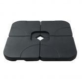 Instahut Outdoor Umbrella Base 50cm 4 Plates Stand Pod Cantilever