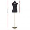 Embellir Female Mannequin Dummy Model Dressmaker Clothes Display Torso Tailor BK