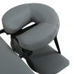 Zenses Massage Table 75cm 3 Fold Aluminium Beauty Bed Portable Therapy Grey