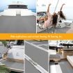 Boat Flooring Marine Carpet EVA Foam Decking Covering Mat Sheet Non Slip Matting Yacht Pad Dark Grey