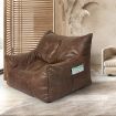 Marlow Bean Bag Chair Cover PU Indoor Home Game Lounger Seat Lazy Sofa Large