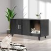 PaWz Enclosed Hooded Cat Litter Box Furniture Scratch Board Side Table Black