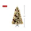 Santaco Christmas Tree 1.2M 4Ft Xmas Decorations Fibre Optic Multicolour Lights