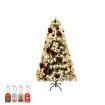 Santaco Christmas Tree 1.5M 5Ft Xmas Decorations Fibre Optic Multicolour Lights