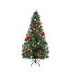 Santaco Christmas Tree 2.1M 7Ft Xmas Decorations Fibre Optic Multicolour Lights