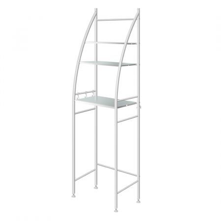3 Tier Over Toilet Storage Shelf White