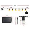 Solar LED Festoon String Lights