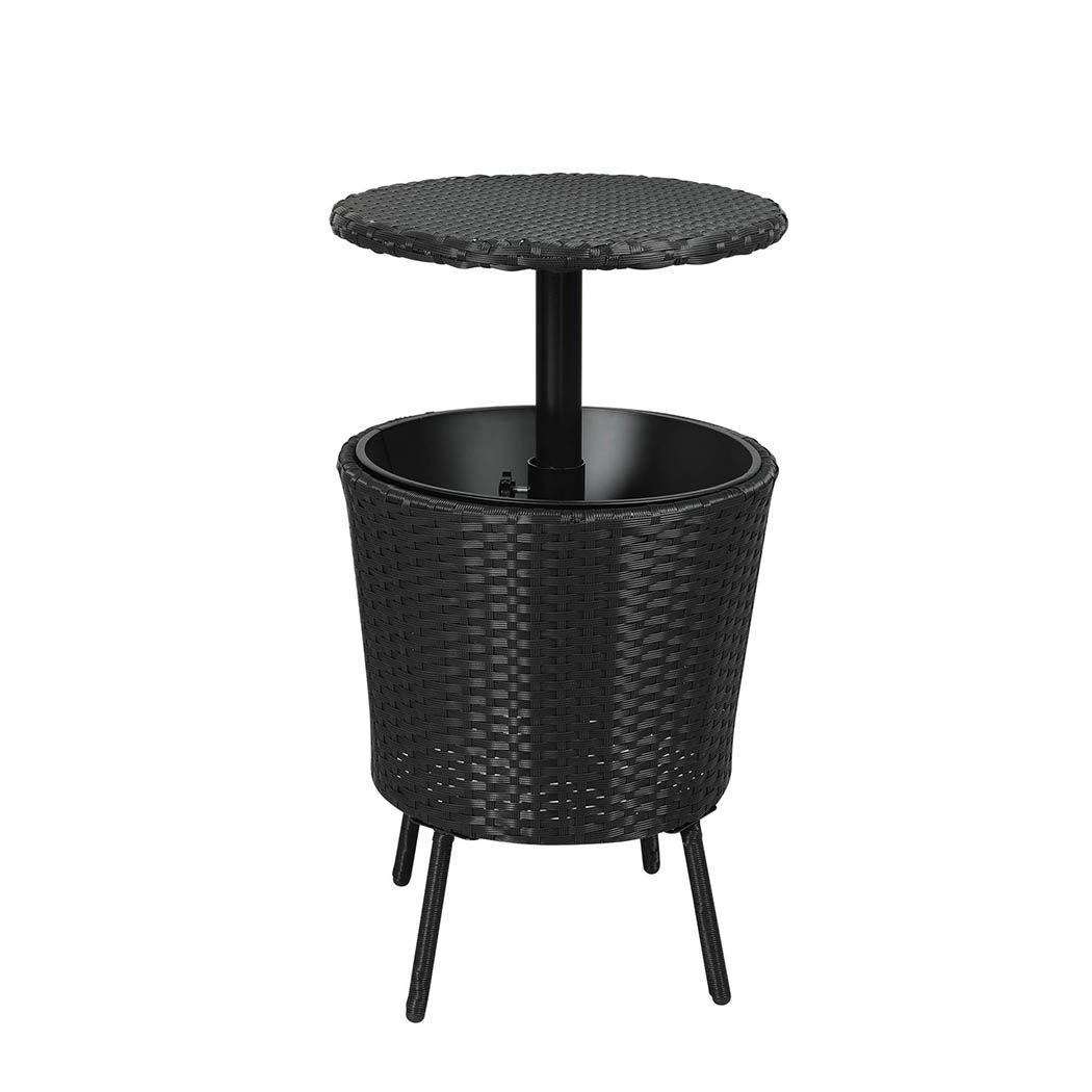 Levede Cooler Ice Bucket Table Bar Outdoor Rattan Furniture Patio Pool Storage