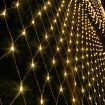 EMITTO 300LED Christmas Net Lights Mesh String Fairy Light Party Wedding