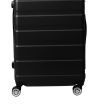 3PC Luggage sets Suitcase Black