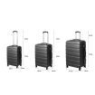 Slimbridge Luggage Suitcase Trolley 3Pcs set 20 24 28 Travel Packing Dark Grey