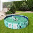 PaWz 80cm Pet Dog Swimming Pool Cat Portable BathTub Kid Shower Washing Folding