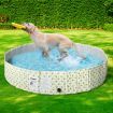 PaWz 120cm Pet Dog Swimming Pool Cat Portable BathTub Kid Shower Washing Folding