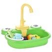 Automatic Children Simulation Kitchen Toys Cartoon Frog Sink Toy