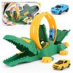 Car Track Toy Set Crocodile Racing Loop Race Play Set for Kids