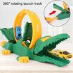 Car Track Toy Set Crocodile Racing Loop Race Play Set for Kids