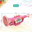 Trumpet Toy, Educational Kids Musical Instruments for Music Practice Pink