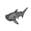 2022 Newest 2.4G Remote Control Shark Boat Simulation Toy Swimming Pool Bathroom Baby Bath Toy Shark Waterproof Color Black