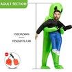 Inflatable Christmas Alien Costume Blow Up Suit Cosplay Costume Christmas Party  All sizes fit