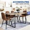 Dining Kitchen Table Dinner Living Room Rectangle Narrow Modern 4 Seater Cafe Breakfast Pub Bistro Restaurant Furniture Decor