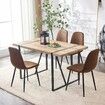 Dining Kitchen Table Dinner Living Room Rectangle Narrow Modern 4 Seater Cafe Breakfast Pub Bistro Restaurant Furniture Decor