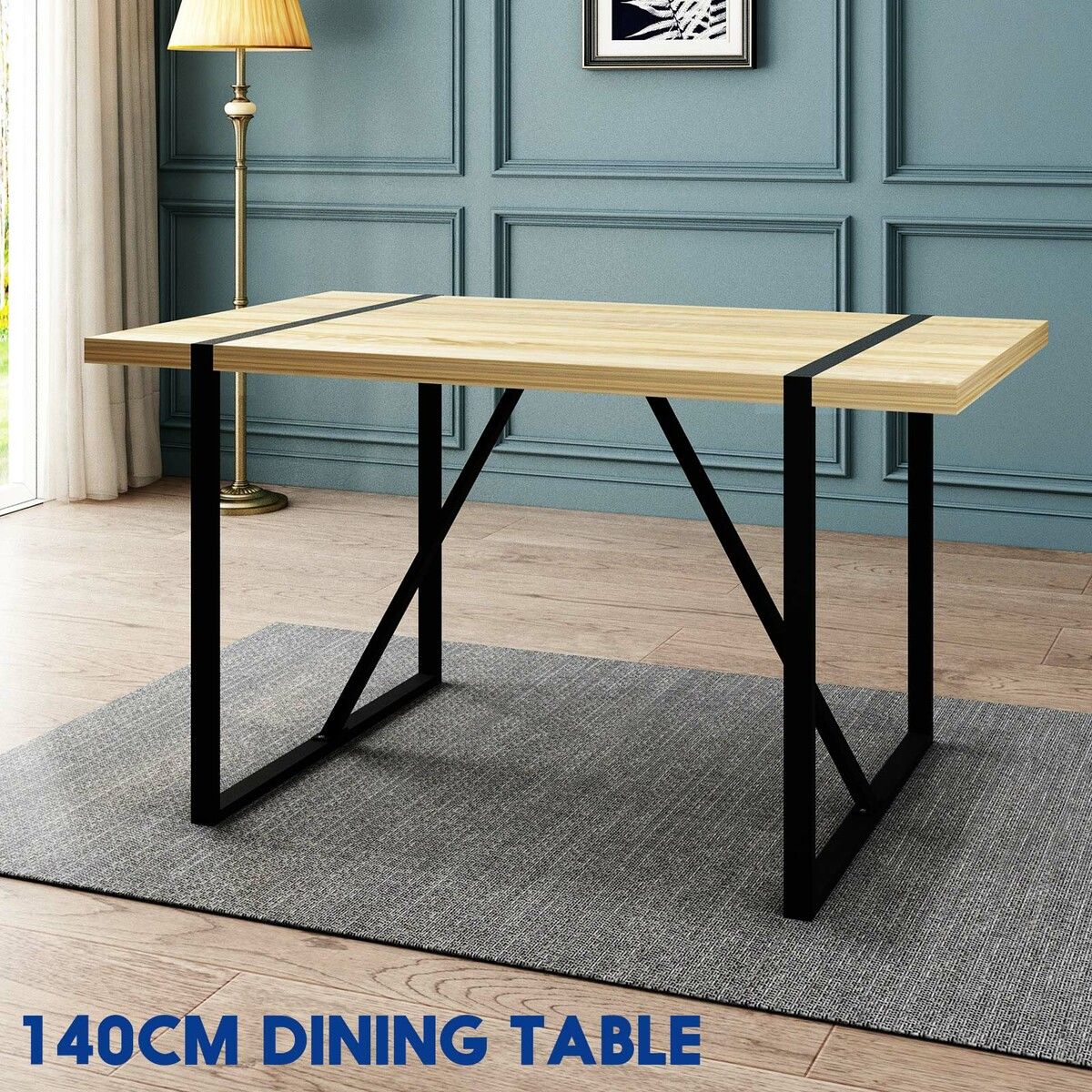 Dining Kitchen Table Dinner Living Room Rectangle Narrow Modern 4 Seater Cafe Breakfast Pub Bistro Restaurant Furniture Decor