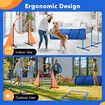 Dog Agility Equipment Obstacle Training Course 7 Set Pet Toys Supplies Hurdle Jump Tire Tunnel Pause Box Weave Poles Frisbees Balls Carry Bags