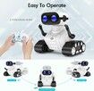 Robot Toys, Rechargeable RC Robot for Children Age 3 Years and Up - White