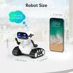 Robot Toys, Rechargeable RC Robot for Children Age 3 Years and Up - White