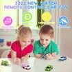 Mini Remote Control Car Watch Toys 2.4 GHz Cartoon RC Watch Racing USB Charging Hand Controlled for Boys Girls Birthday Gift (Green)