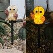 4pcs 4 shapes Solar Powered LED Lights Garden Owl Lawn Lamps Waterproof  Unique Christmas Lights Outdoor Solar Lamps