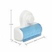 Toothbrush Holder with Magic Annularity Suction Cup Wall Mounted 5 Toothbrush Storage Set