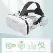 3D VR Virtual Goggles Glasses Reality Headset Compatible with iOS & Android Phone, UniversalAnti-Blue Headphones Gift (White)