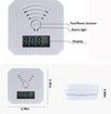 Carbon Monoxide Detector,CO Gas Monitor Alarm Detector,CO Sensor with LED Digital Display for Home,Depot,Battery Powered