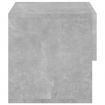 Wall-mounted Bedside Cabinets 2 pcs Concrete Grey