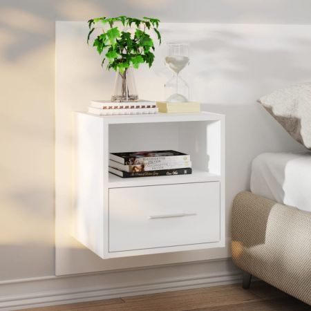 wall hung bedside cabinet