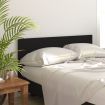 Bed Headboard Black 160x1.5x80 cm Engineered Wood