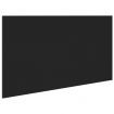 Bed Headboard Black 160x1.5x80 cm Engineered Wood