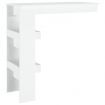 Wall Bar Table White 102x45x103.5 cm Engineered Wood