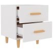 Bed Cabinets 2 pcs White 40x35x47.5 cm