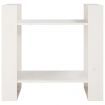 Book Cabinet/Room Divider White 60x35x57 cm Solid Wood Pine