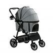 i.Pet Pet Stroller Dog Pram Large Cat Carrier Travel Pushchair 4 Wheels Foldable