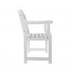 Gardeon Outdoor Garden Bench Wooden 2 Seater Lounge Chair Patio Furniture White