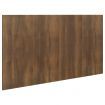 Bed Headboard Brown Oak 160x1.5x80 cm Engineered Wood