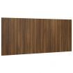 Bed Headboard Brown Oak 200x1.5x80 cm Engineered Wood